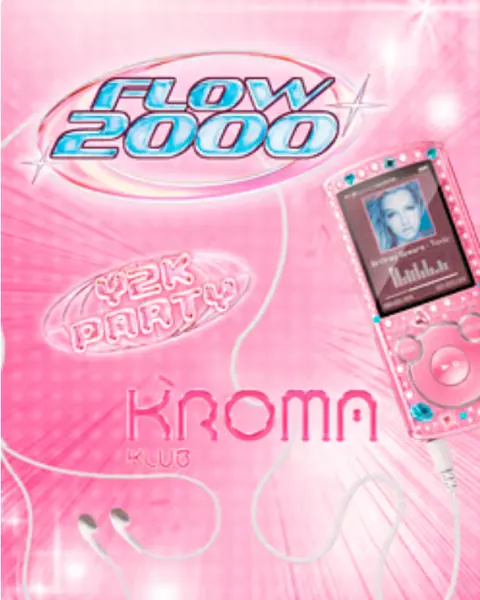 Cartel de flow 2000