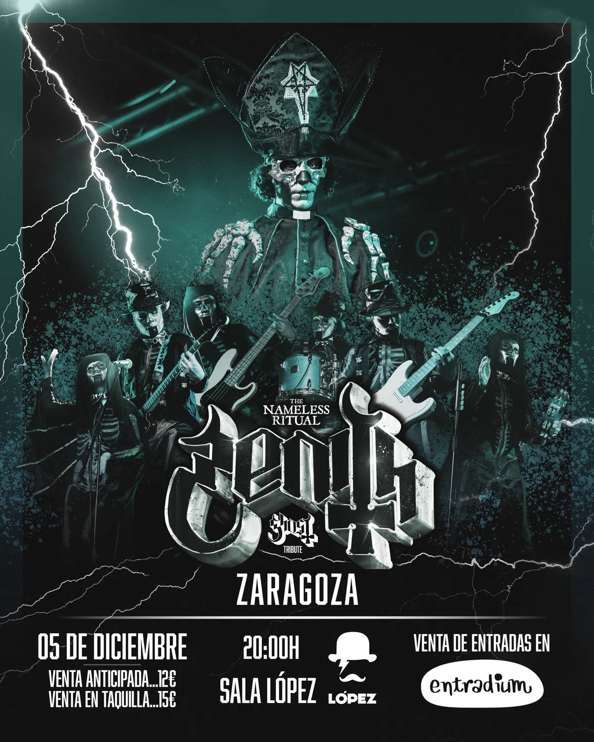 Cartell de ZENITH - (TRIBUTO A GHOST)