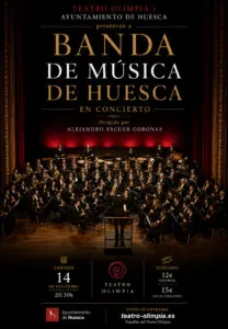 Cartel de BANDA DE MUSICA DE HUESCA