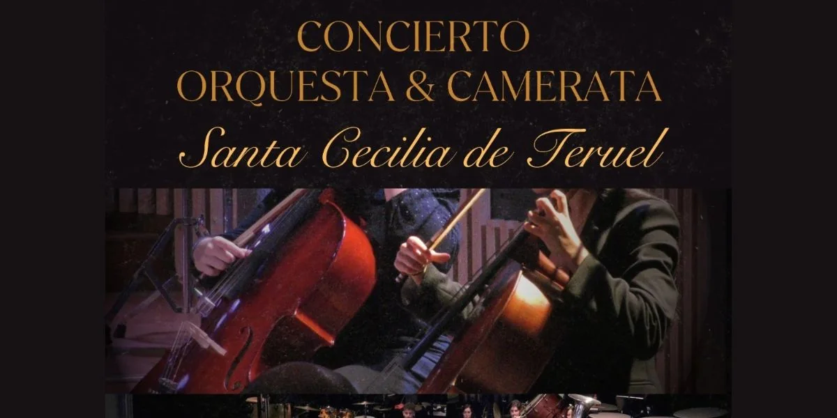 Cartel de CONCIERTO ORQUESTA & CAMERETA Santa Cecilia de Teruel