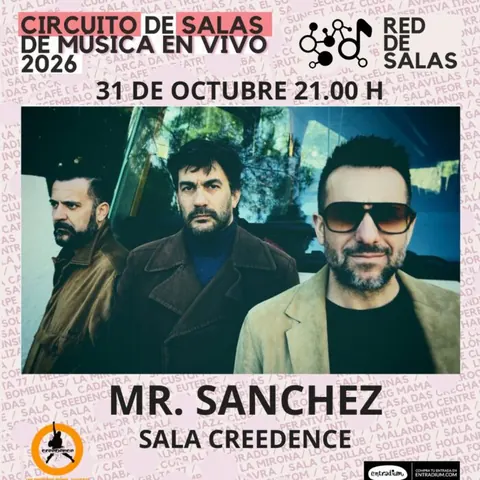 Cartel de MR SANCHEZ en SALA CREEDENCE – #RedDeSalas – INAEM