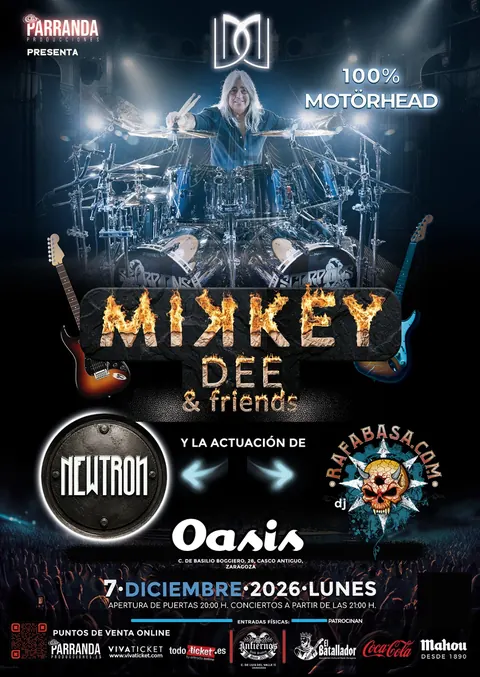 Cartel de Mikkey Dee & Friends
