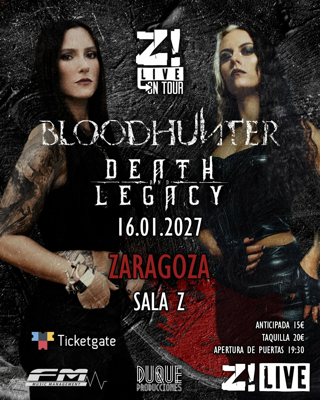 Cartel de Bloodhunter + Death Legacy