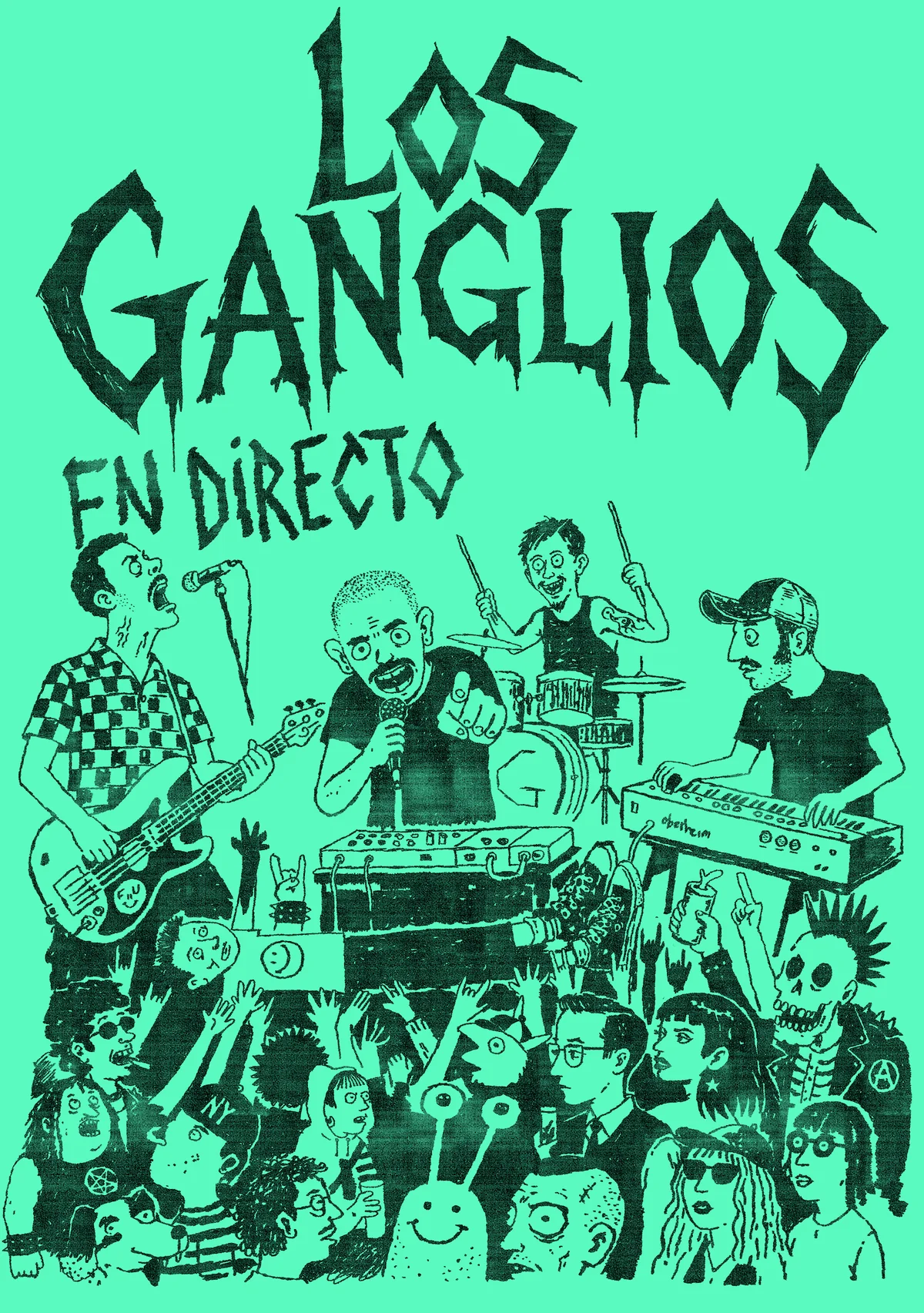 Cartell de LOS GANGLIOS / ZARAGOZA