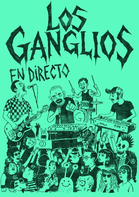 Cartel de LOS GANGLIOS / ZARAGOZA