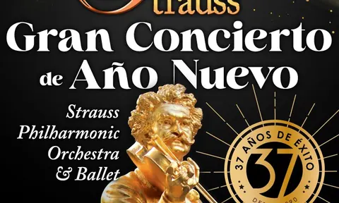 Cartel de JOHANN STRAUSS. GRAN CONCIERTO DE AÑO NUEVO