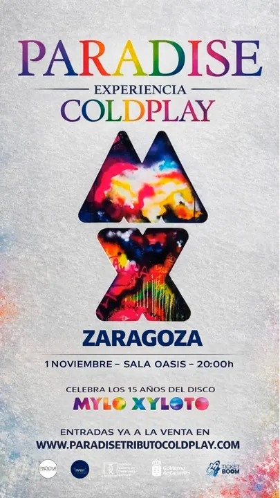 Cartel de PARADISE (TRIBUTO A COLDPLAY)