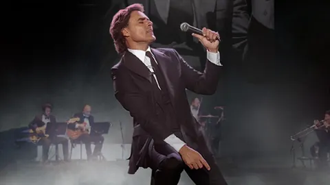 Cartel de DIEGO RAMOS. HOMENAJE A JULIO IGLESIAS.
