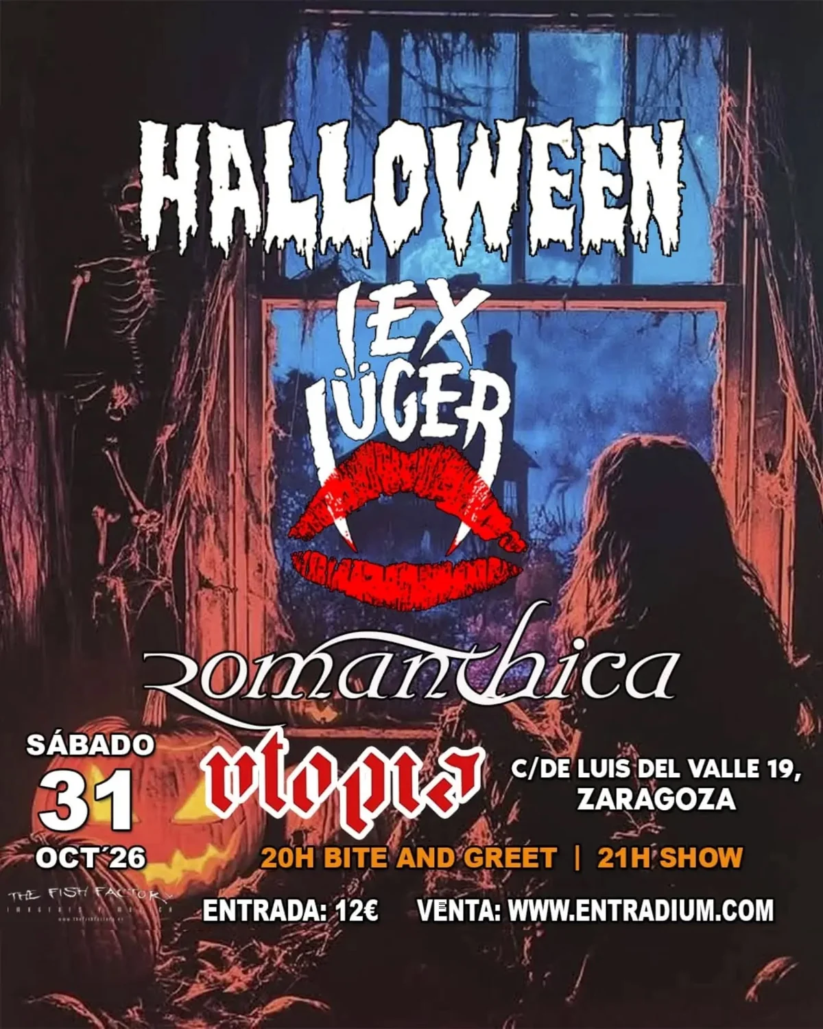 Cartell de Halloween: Lex Lüger y Romanthica