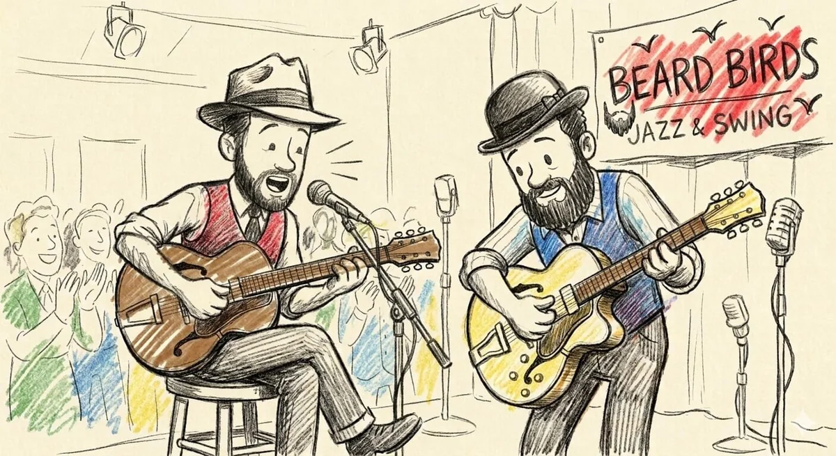 Cartel de BEARD BIRDS