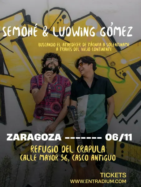 Cartel de SEMOHE Y LUDWING GOMEZ