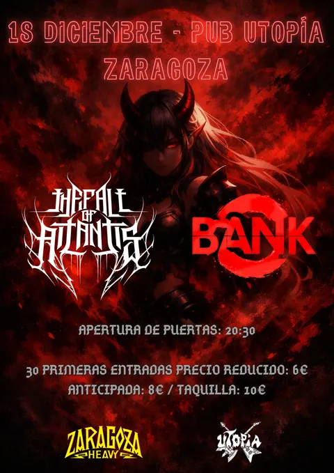 Cartel de The Fall Of Atlantis + Bank