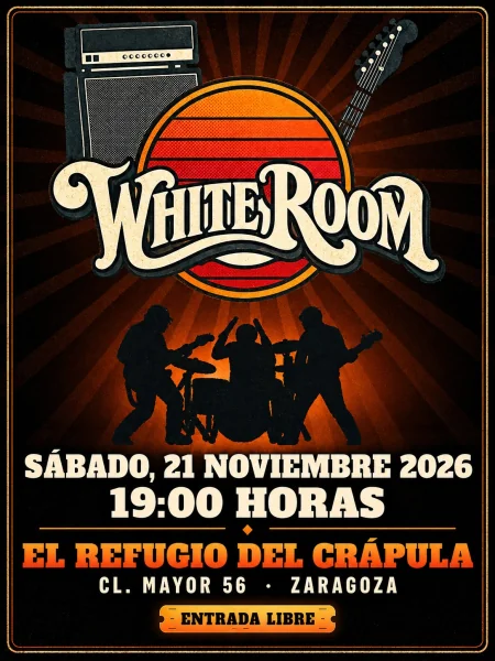 Cartel de WHITE ROOM